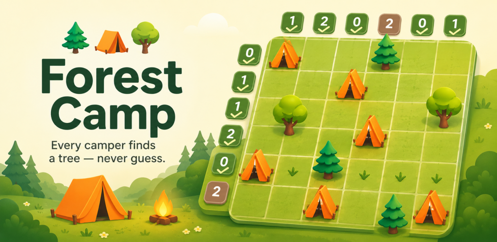 Forest Camp: Tents & Trees